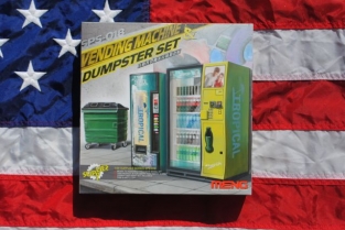 MENG SPS-018 VENDING MACHINE & DUMPSTER SET